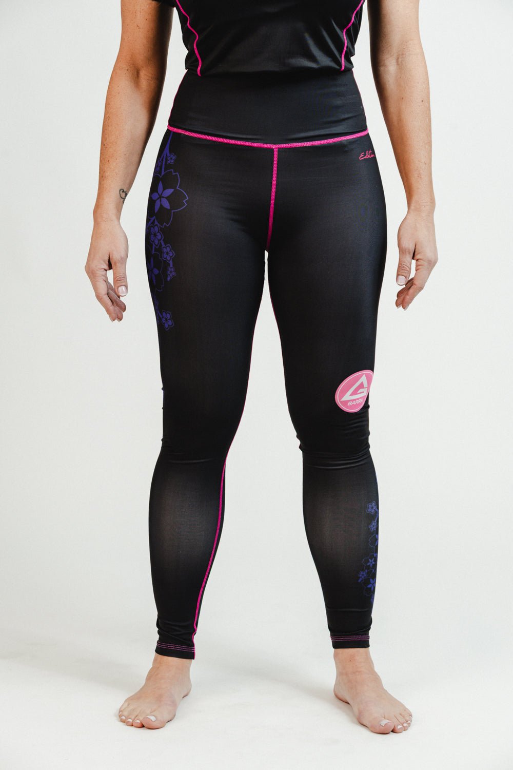 Sakura Womens Compression Pants - Black