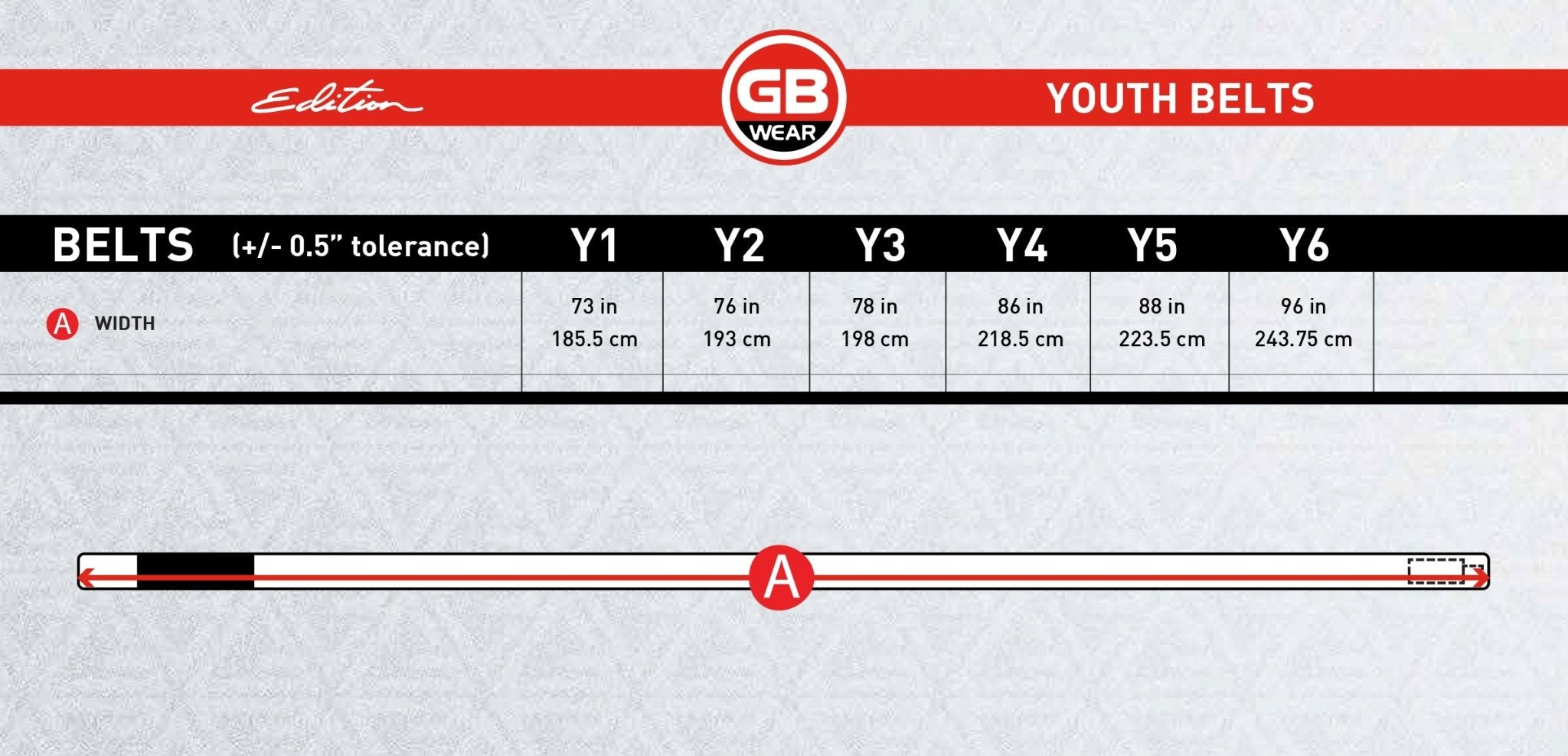 Youth Belts GB Wear