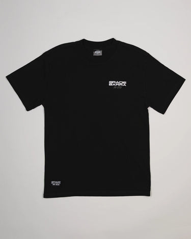 Front view of Tactical Men’s Tee in black featuring small Gracie Barra logo on the left chest, displayed on a light gray background.