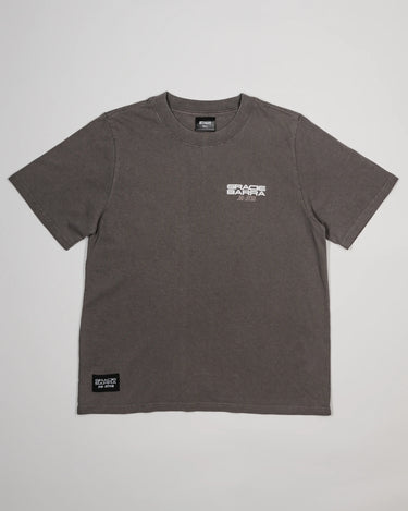 Front view of the Tactical Women’s Tee in gray with white Gracie Barra Jiu-Jitsu logo on the chest, displayed on a light gray background.