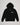 Black Tactical Youth Zip Hoodie with white Gracie Barra Jiu-Jitsu logo on chest, displayed on light gray background.