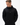 Technical Flow Mens Hoodie in black, front view on model, tonal Legacy G chest logo, drawstring hood and front pouch pocket with hands inside.