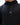 Technical Flow Mens Hoodie in black, close-up of chest showing tonal Legacy G logo and drawstring cords with branded metal aglet tips.