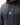 Technical Flow Mens Hoodie in slate, close-up of chest showing white Legacy G logo and drawstring cords with branded metal aglet tips.