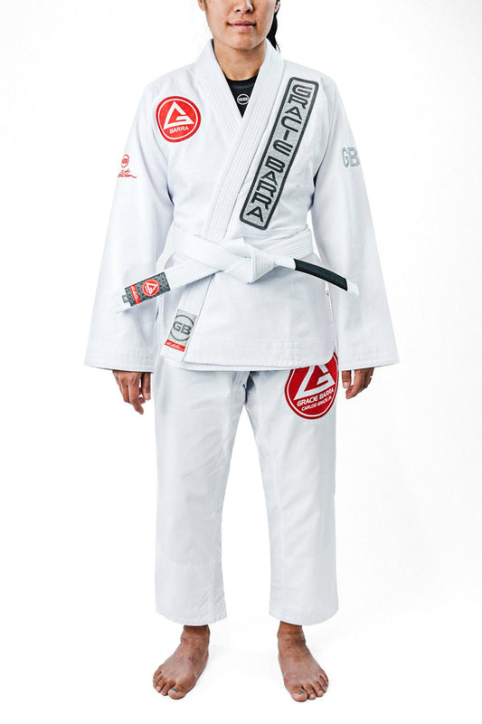 GB1 Womens Kimono with Belt - White