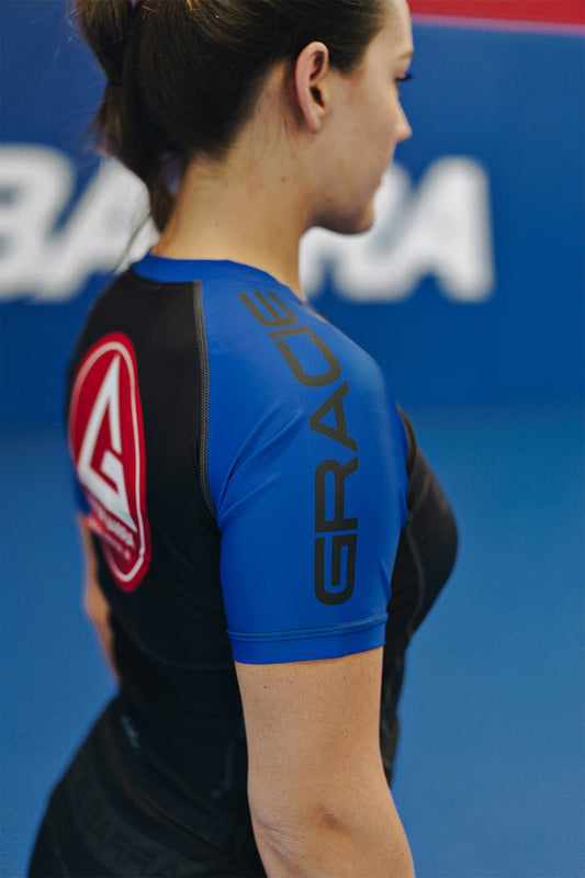 GB Edition S/S Womens Ranked Rashguard - Blue