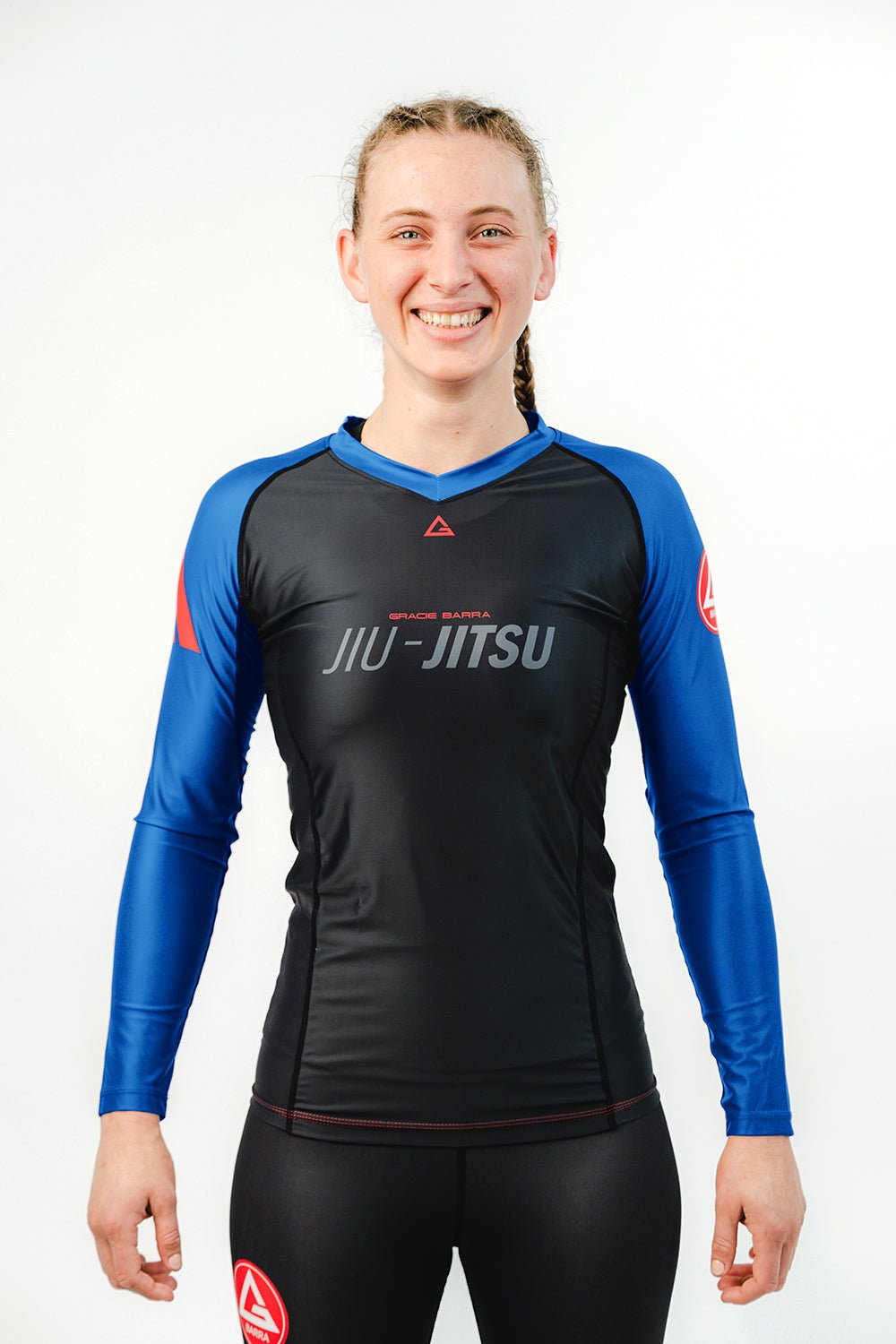 GB Performance L/S Womens Ranked Rashguard by Adidas - Blue