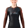 GB Performance L/S Womens Ranked Rashguard by Adidas - Brown