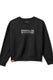 Incognito Linear Womens Crewneck Hoodie - Black