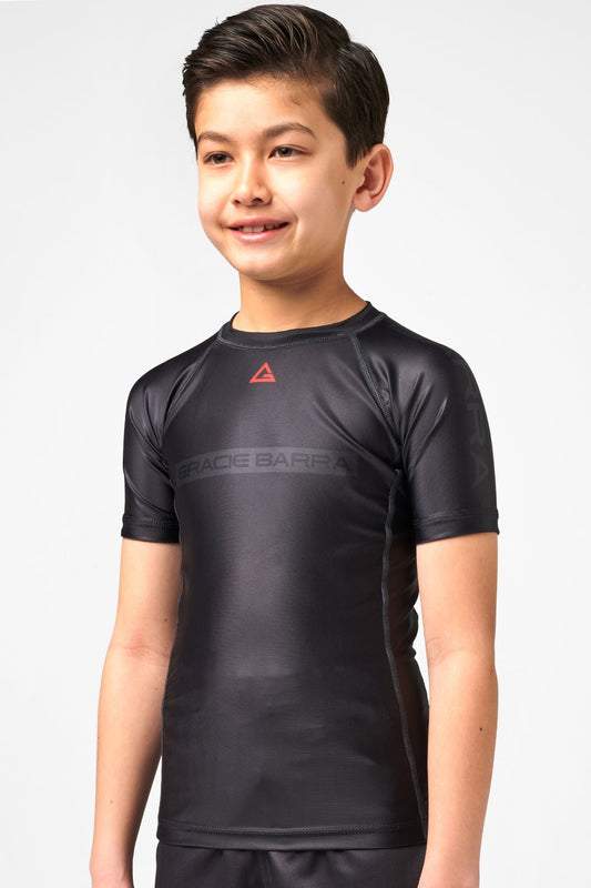 GB Edition S/S Youth Training Rashguard - Black