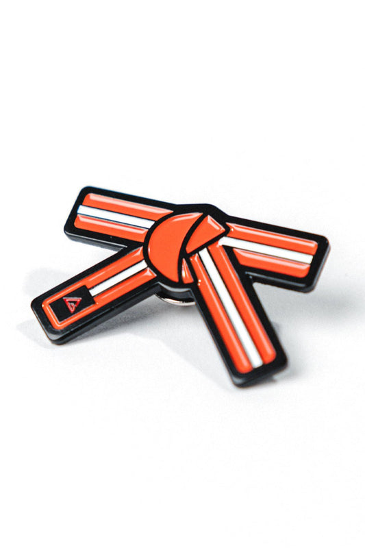 GB Youth Belt Pin - Orange/White