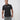 Video of a male model turning to show the front, back, and side of the Flow Men's Tech Tee in black and Frame Men's Short in dark grey