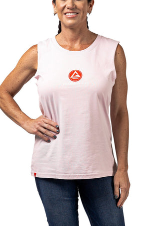 Red Shield Womens Tank - Pink
