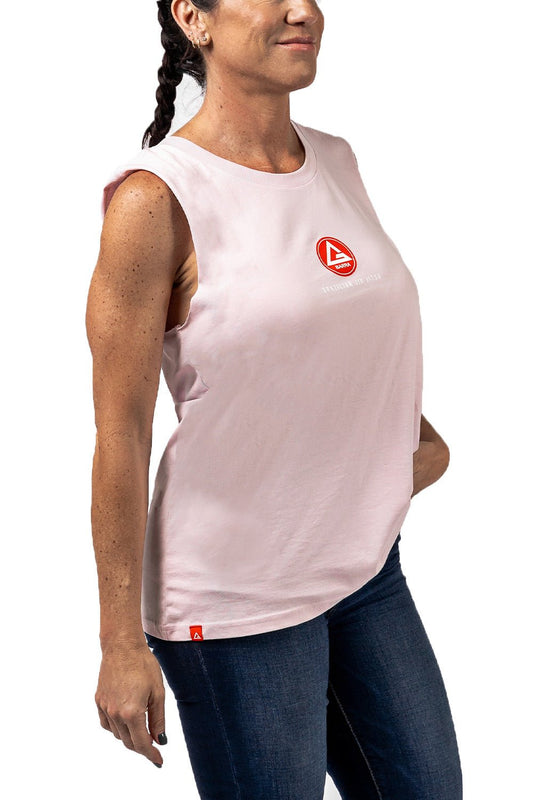 Red Shield Womens Tank - Pink