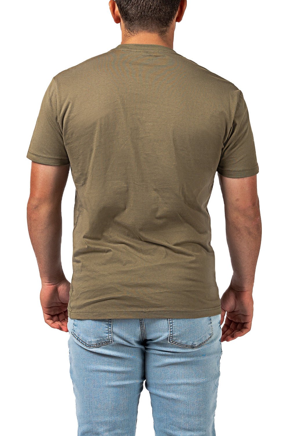 Red Shield Mens Tee - Military Green