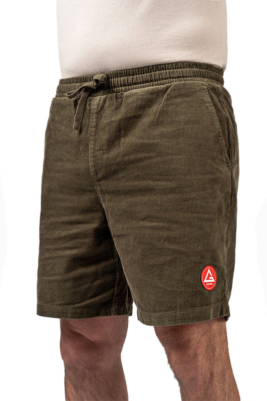 Red Shield Mens Corduroy Short - Green