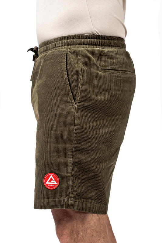 Red Shield Mens Corduroy Short - Green