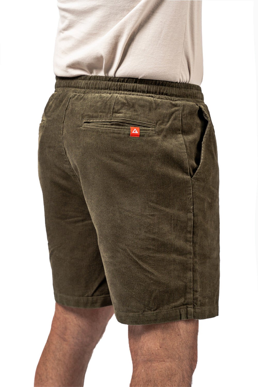 Red Shield Mens Corduroy Short - Green