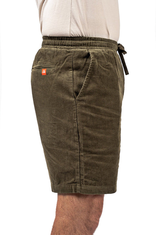 Red Shield Mens Corduroy Short - Green