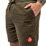 Red Shield Mens Corduroy Short - Green