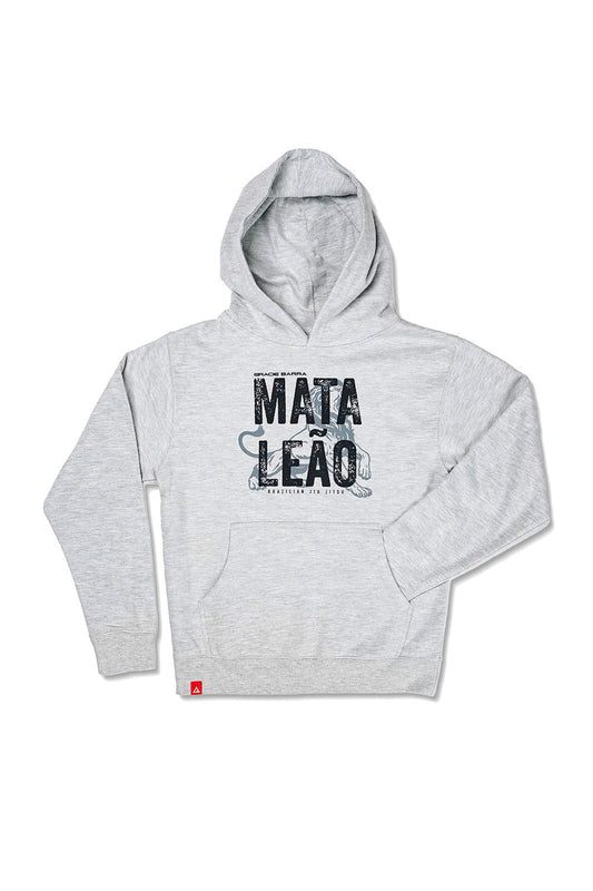 Mata Leao Youth Hoodie - Heather Grey