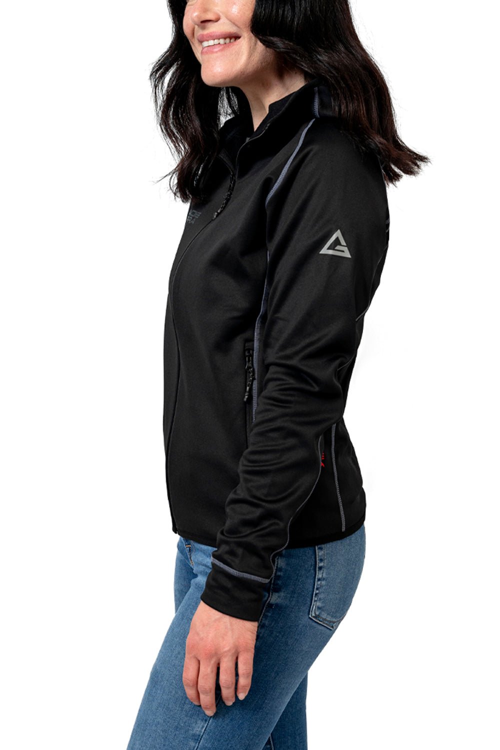 Incognito Womens Track Jacket - Black