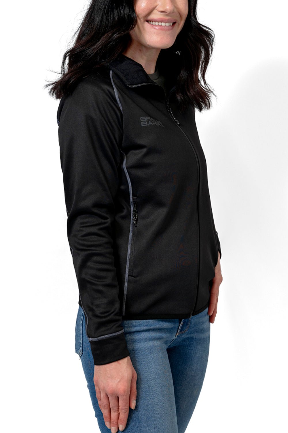 Incognito Womens Track Jacket - Black