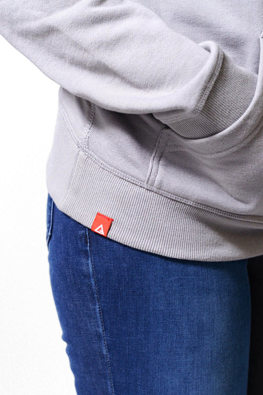 JJ Postcard Womens Hoodie - Grey