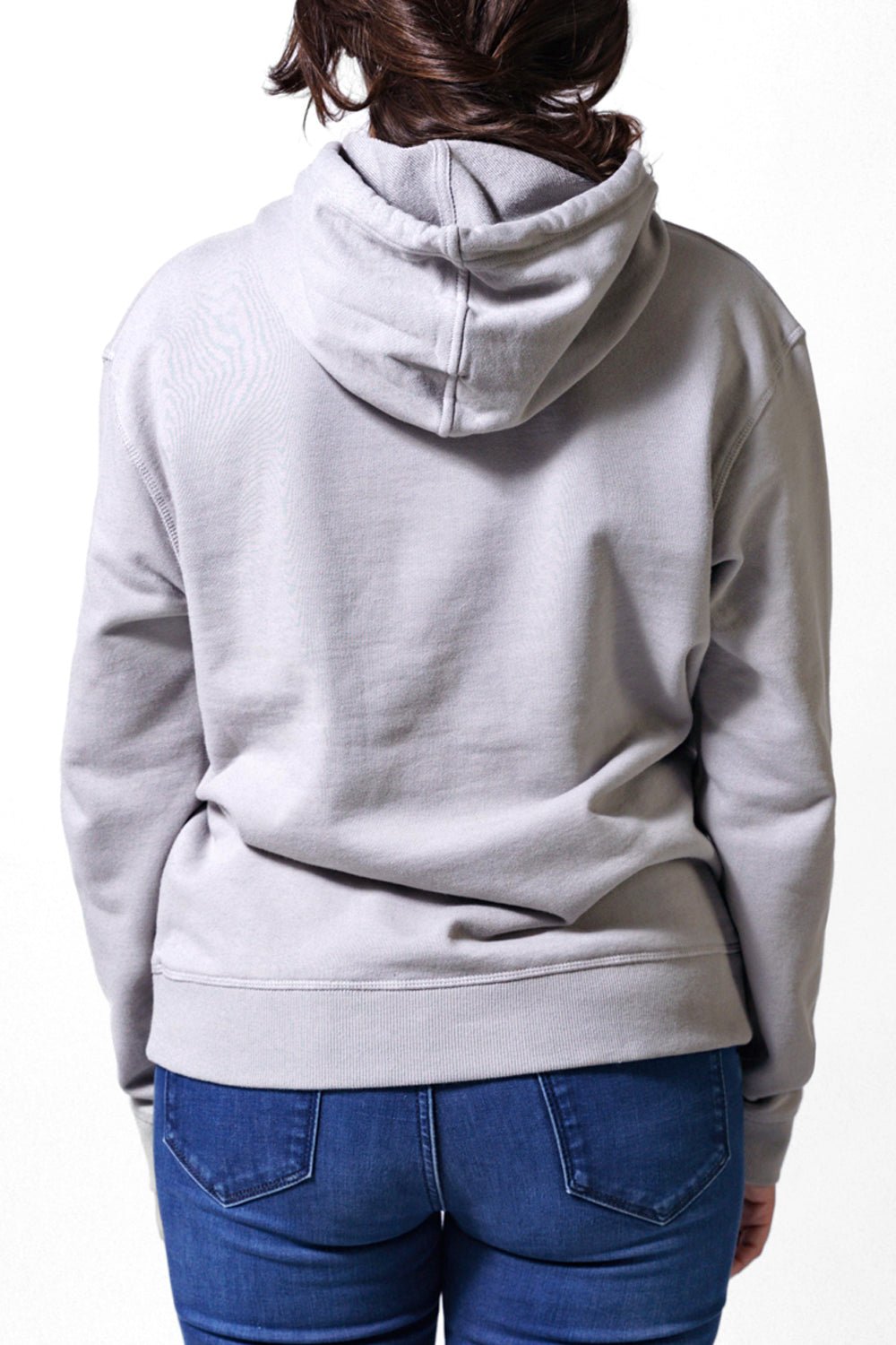 JJ Postcard Womens Hoodie - Grey