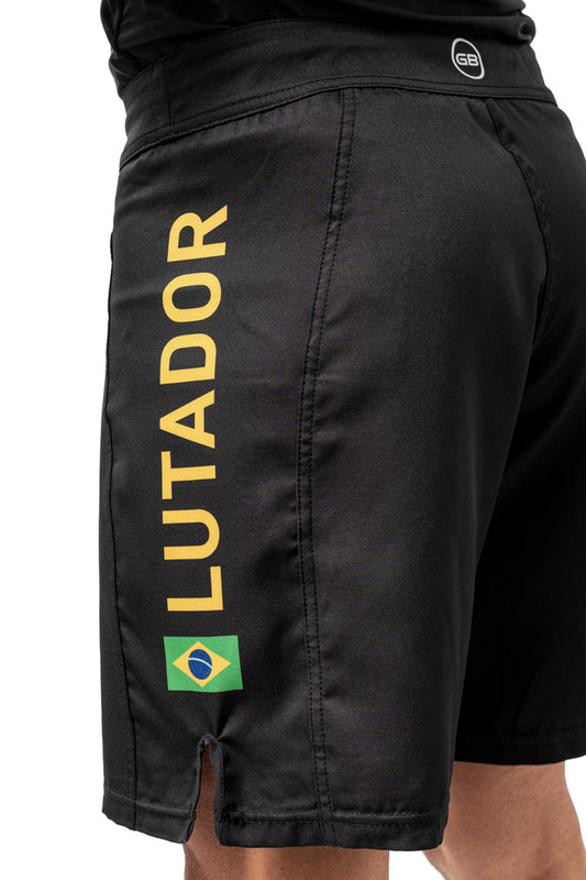 GB Lutador Velcro Training Shorts - Black