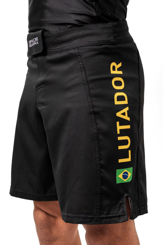 GB Lutador Velcro Training Shorts - Black