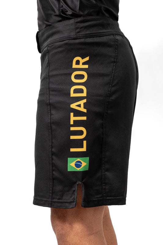 GB Lutador Velcro Training Shorts - Black