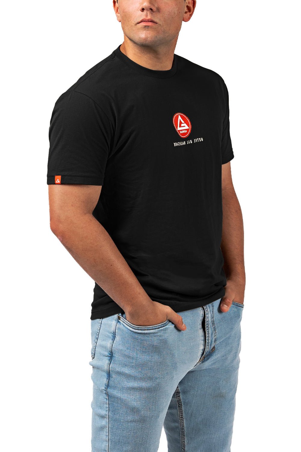 Red Shield Mens Tee - Black