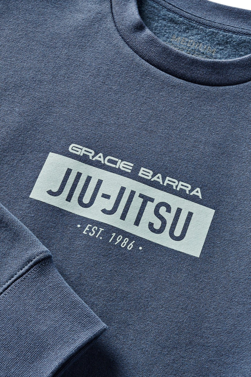 Jiu Jitsu 24/7 Mens Crewneck Sweater - Blue