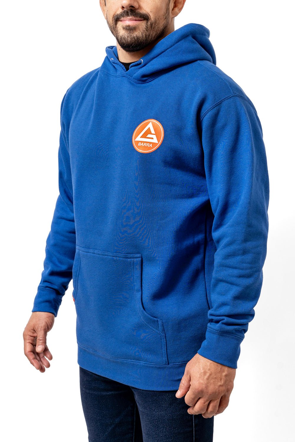 Red Shield Mens Hoodie - Blue