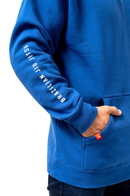 Red Shield Mens Hoodie - Blue