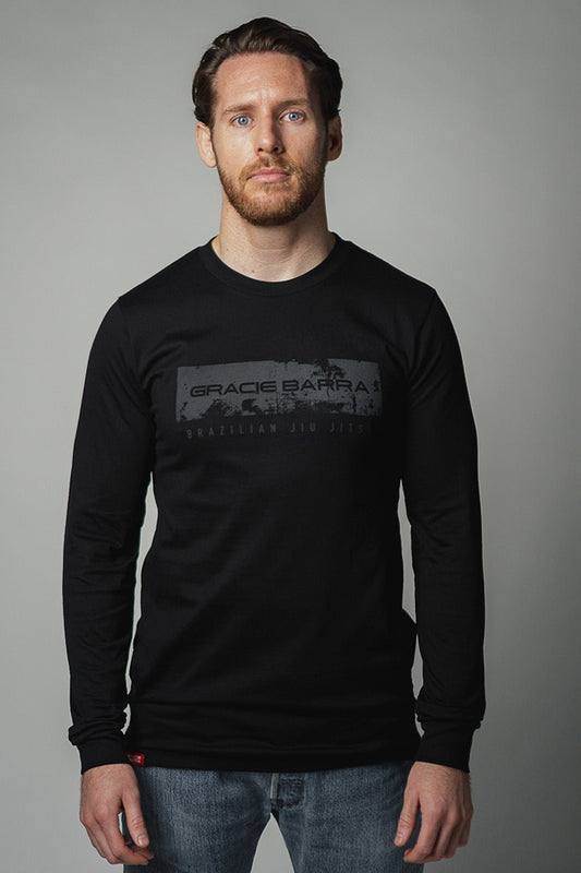 Incognito Linear Mens L/S Tee - Black