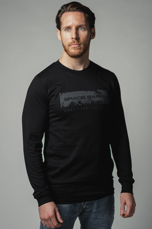 Incognito Linear Mens L/S Tee - Black