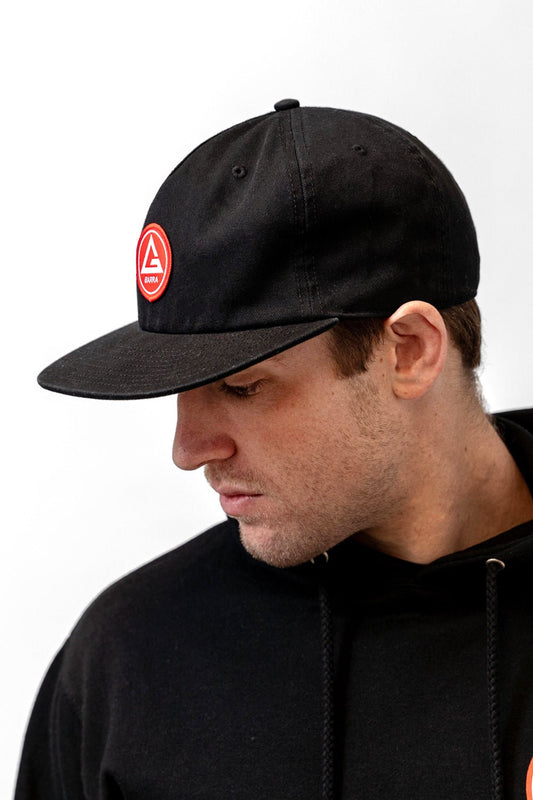 Red Shield Cap - Black