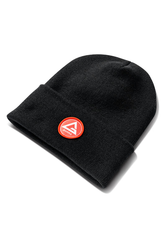 Red Shield Beanie - Black