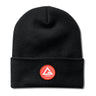 Red Shield Beanie - Black