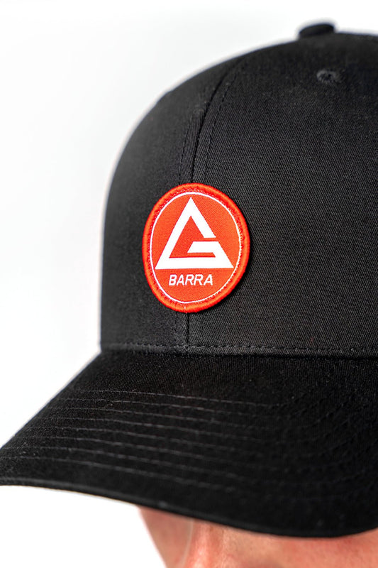 Red Shield Trucker Cap - Black