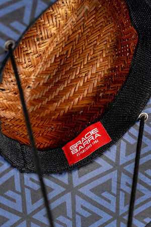 Red Shield Classic Straw Hat - Natural
