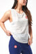 Red Shield Classic Womens Tank - White Marble