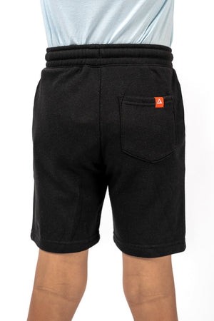 Red Shield Youth Short - Black