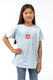 Red Shield Youth Tee - Light Blue
