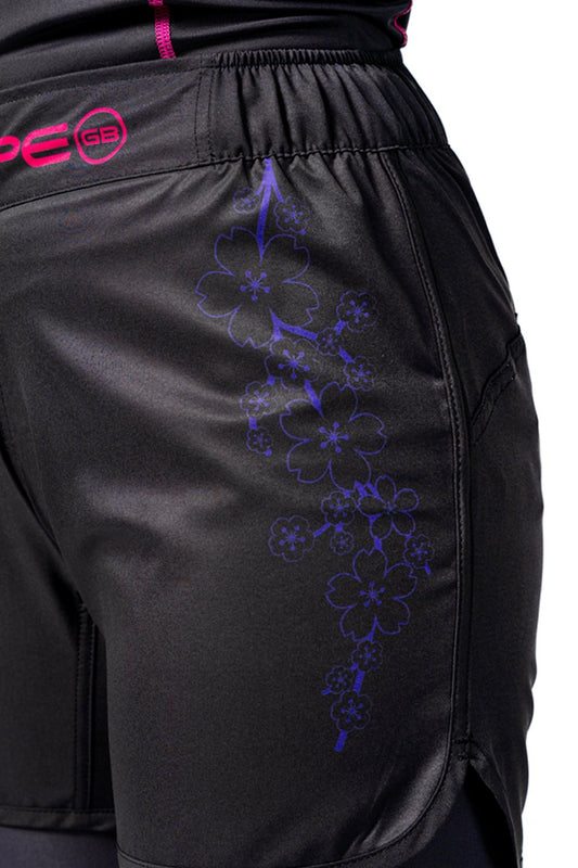 GB Sakura Womens Training Short - Black