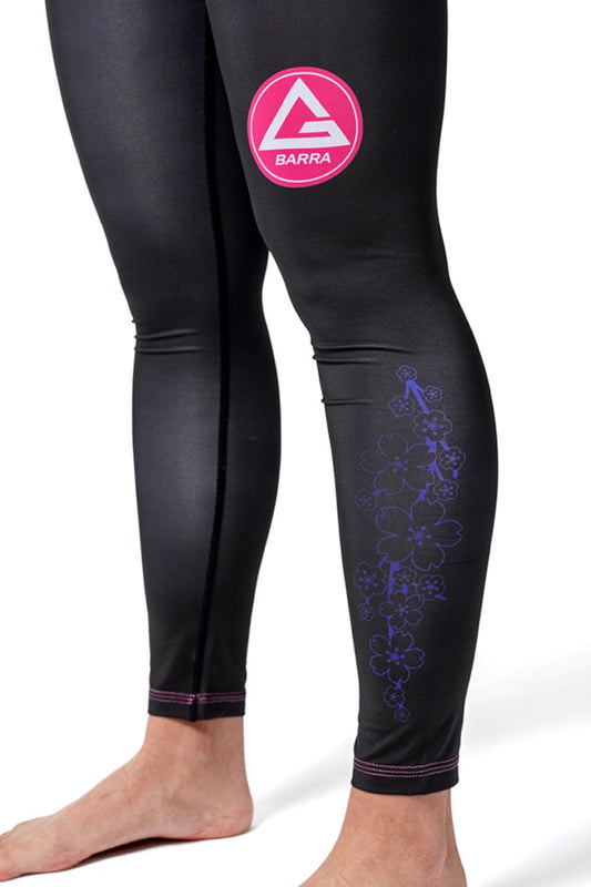 GB Sakura Womens Compression Pants - Black