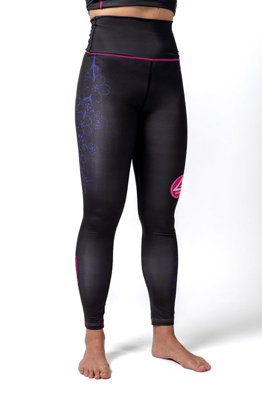 GB Sakura Womens Compression Pants - Black