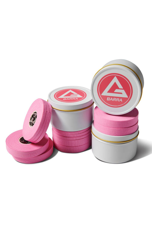 Gracie Barra Finger Tape Tin by Monkey Tape - Pink